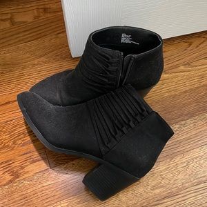 JustFab heeled booties